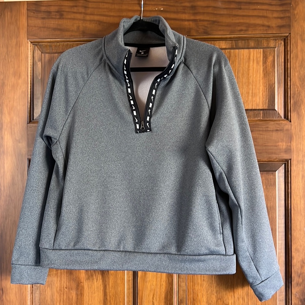 Nike Therma-Fit sweatshirt pullover grey 1/4 Zip